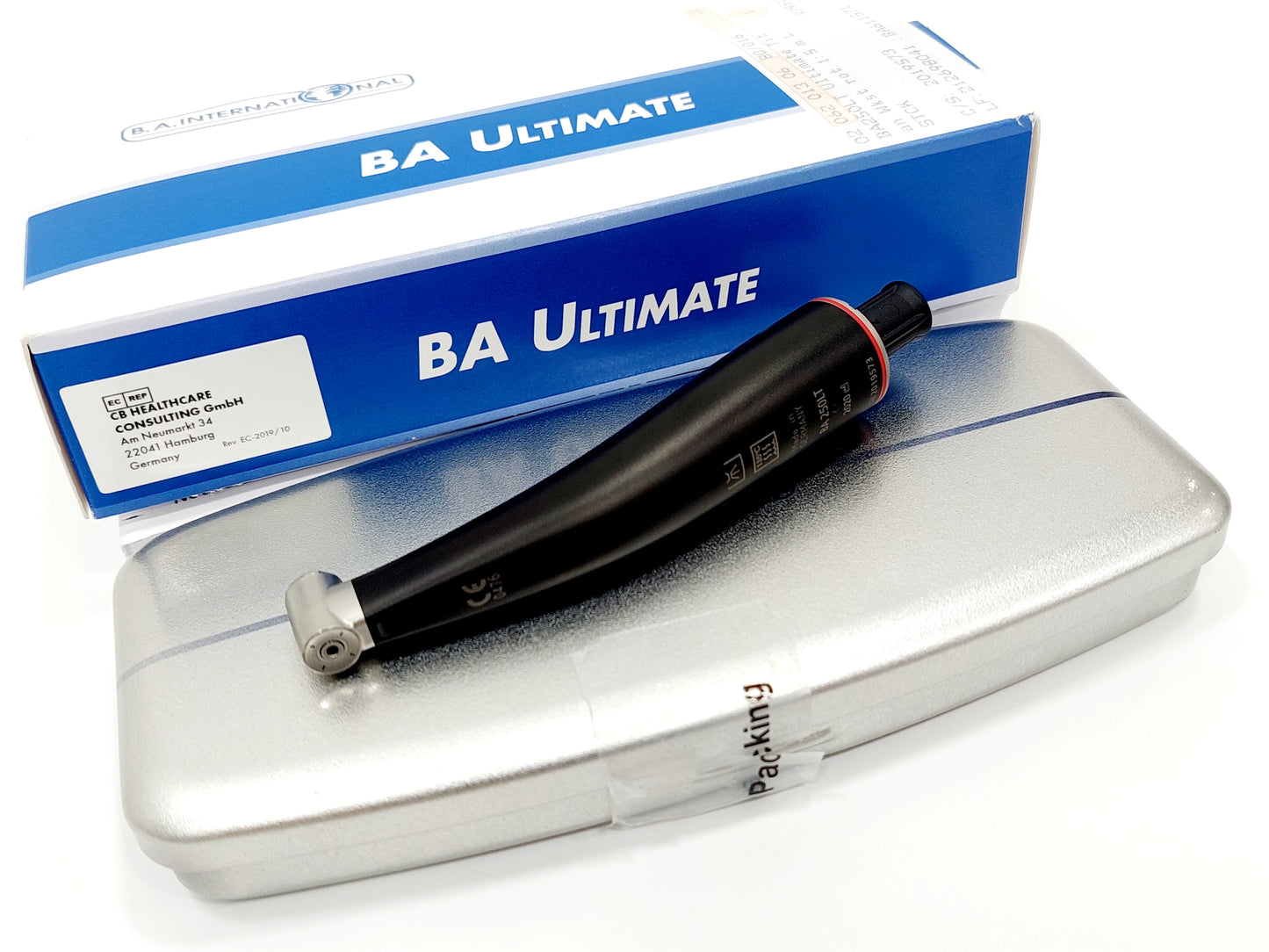 B.A. ULTIMATE Titan Winkelstück BA250LT
Mit Licht, rot 1:5