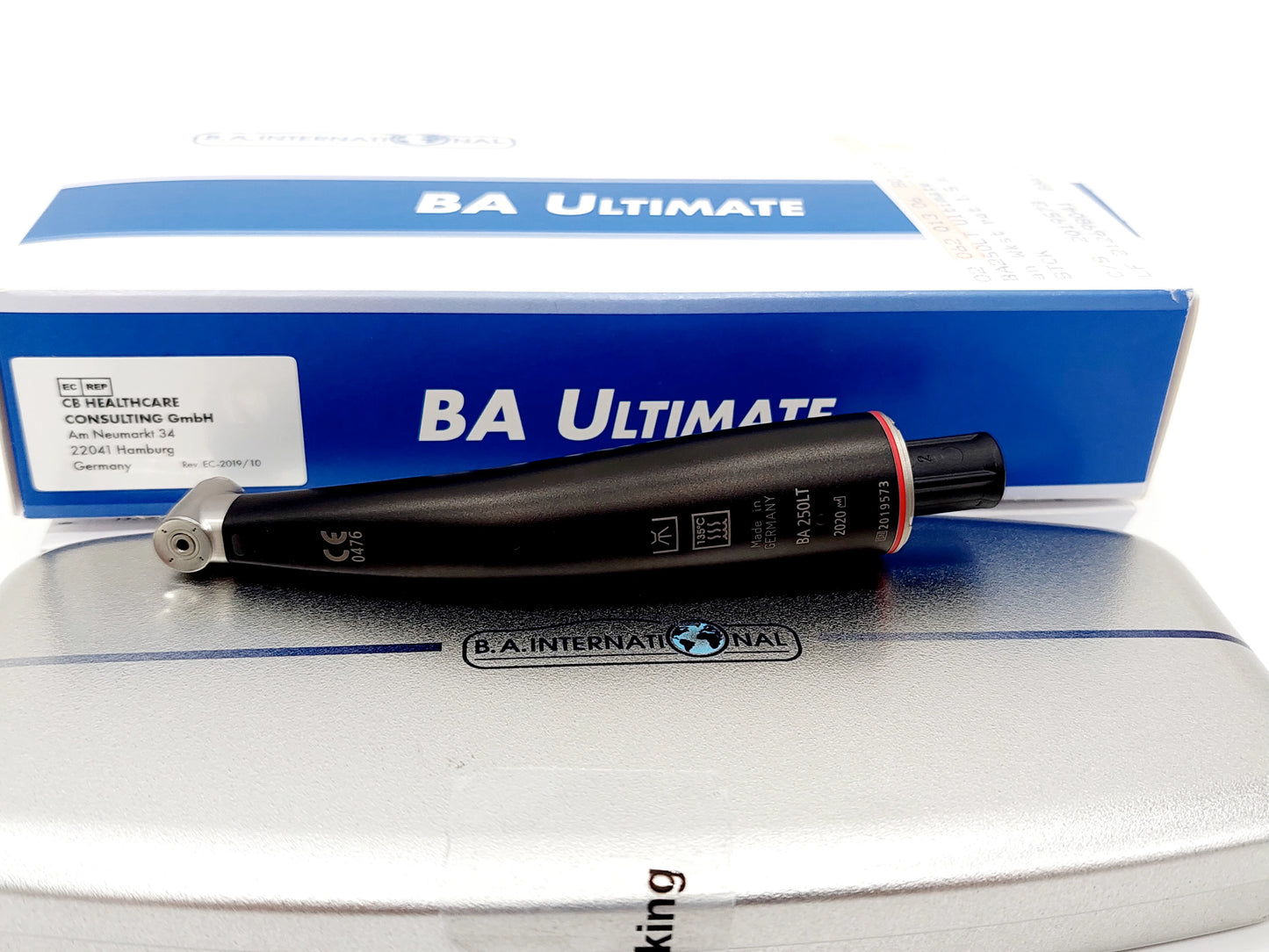 B.A. ULTIMATE Titan Winkelstück BA250LT
Mit Licht, rot 1:5