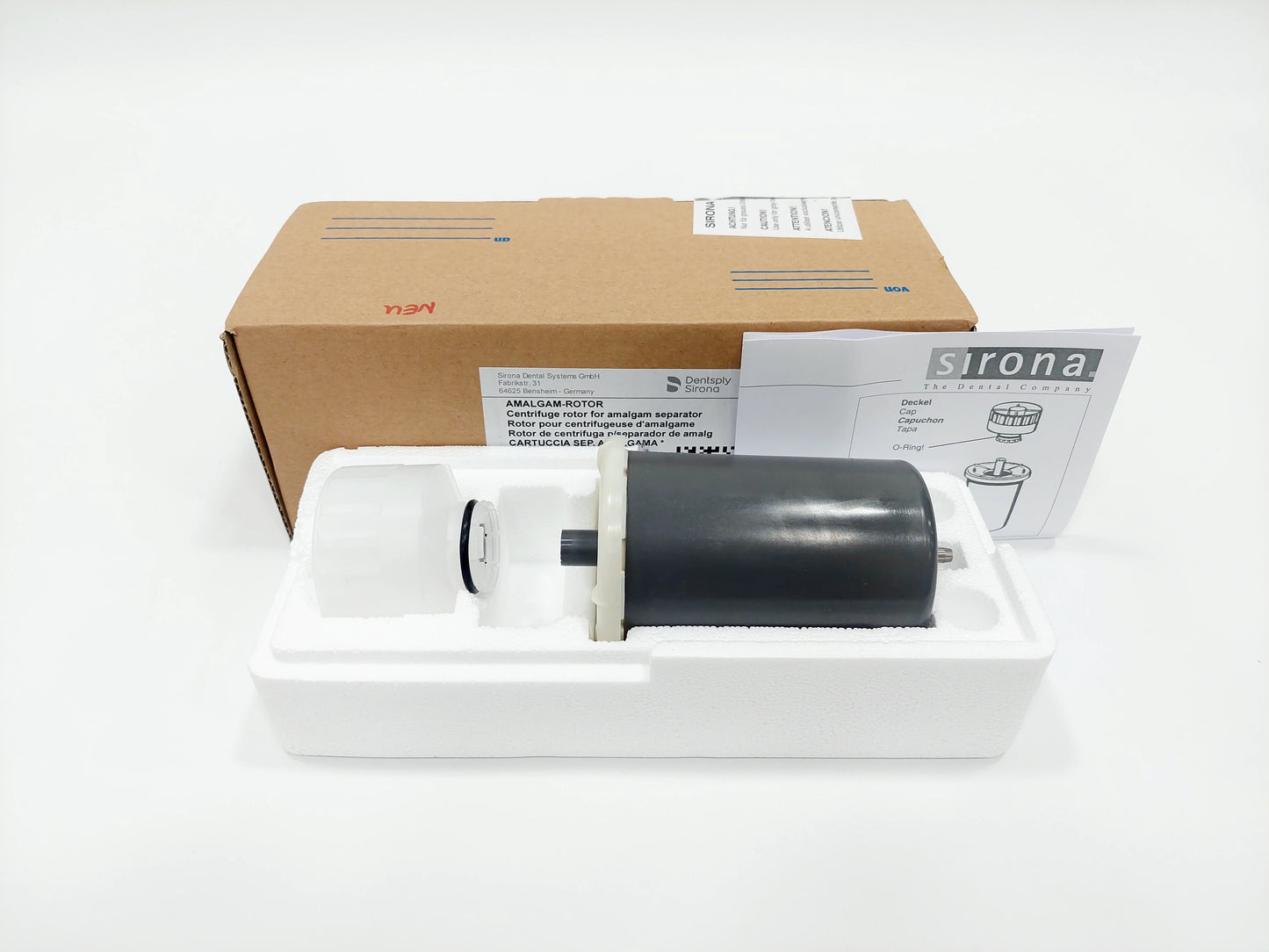 SIEMENS Sirona M1 & E Serie Amalgamrotor Amalgam Rotor grau Amalgamabscheider Neu