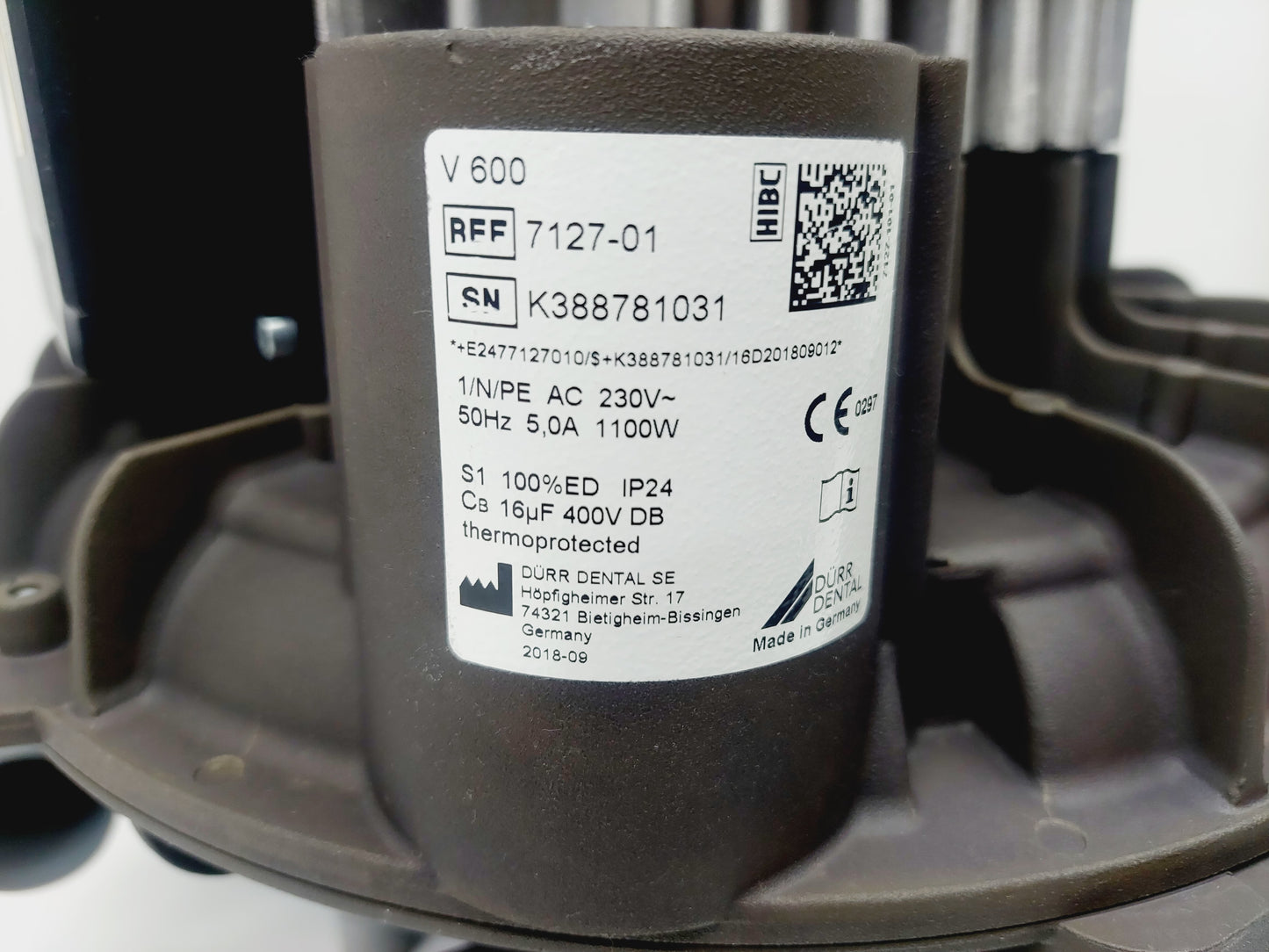 DÜRR Dental V 600 Trockenabsaugung Absaugung Bj 2018