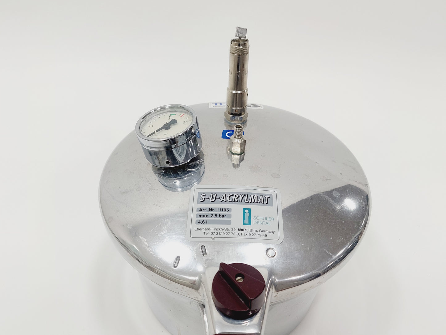 Dental S-U-Acrylmat Drucktopf Zahntechnik Labor