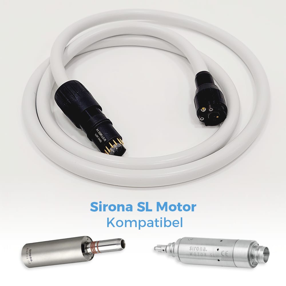 sirona SL D+ Motorschlauch kompatibel für Sirona SL Motor mit Sprayregulierung