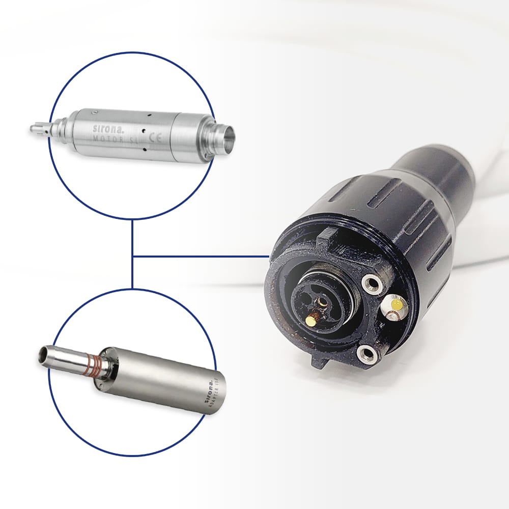 sirona SL D+ Motorschlauch kompatibel für Sirona SL Motor mit Sprayregulierung