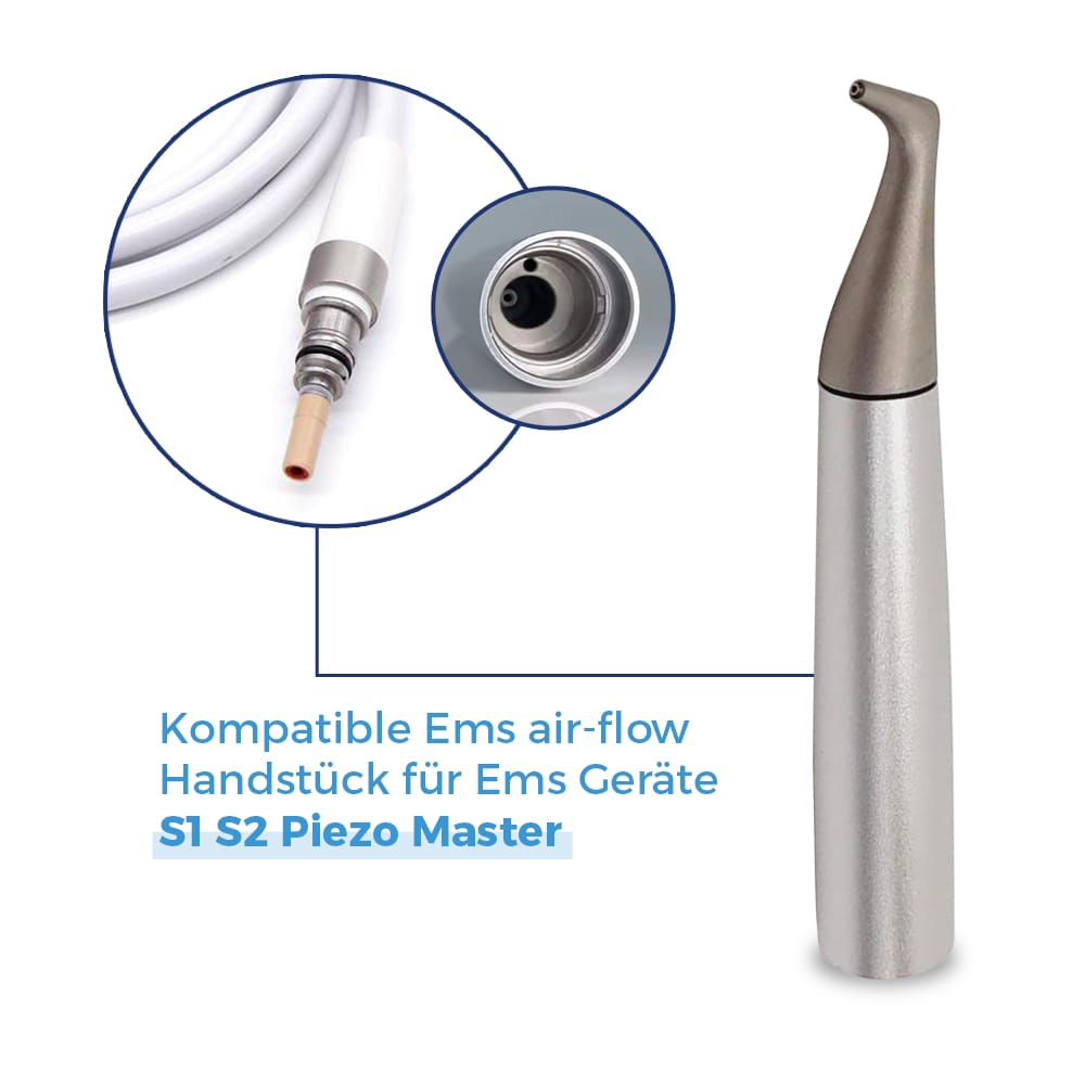 1X Kompatibles EMS Air-Flow Handstück Kompatibles wie EL-308 für S1 S2 Master Piezon Neu