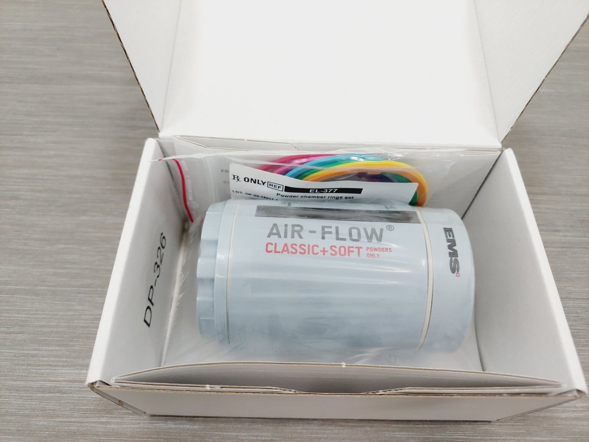 EMS Air-Flow Classic + Soft Pulverkammer Behälter Neu