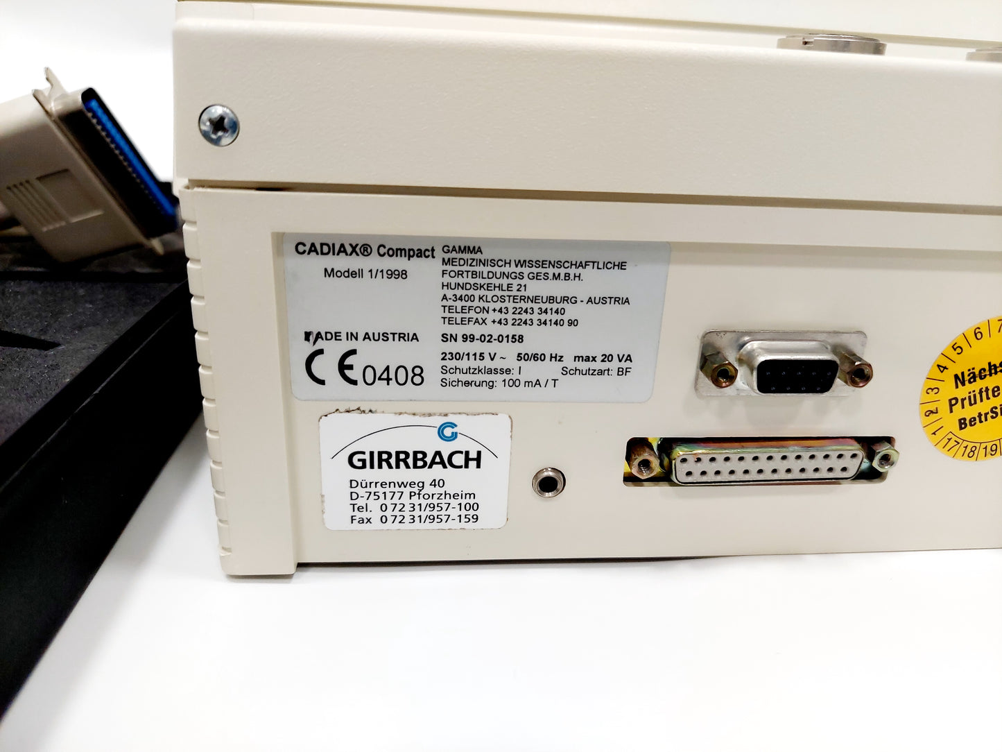 Gamma Cadiax Compact Registrierungsgerät + Gesichtsbogen GIRRBACH