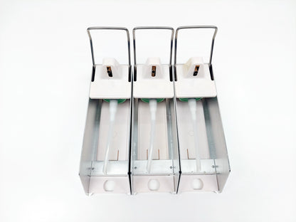 Dental Präparatespender 3x Set Dental Seifen-und Desinfektionsmittelspender Hygienespender