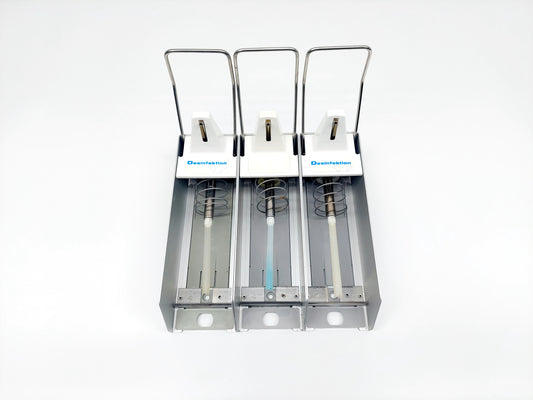 INGO-Man Präparatespender 3x Set Dental Seifen-und Desinfektionsmittelspender Hygienespender