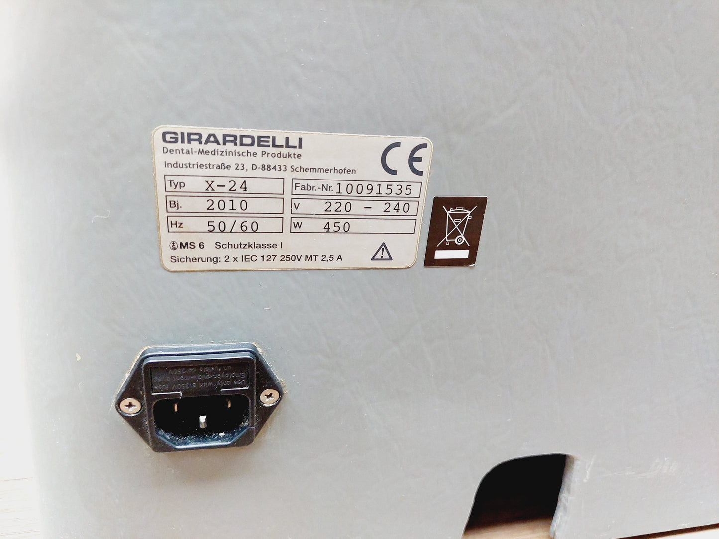 Girardelli X 24 Tauchentwicklungsautomat