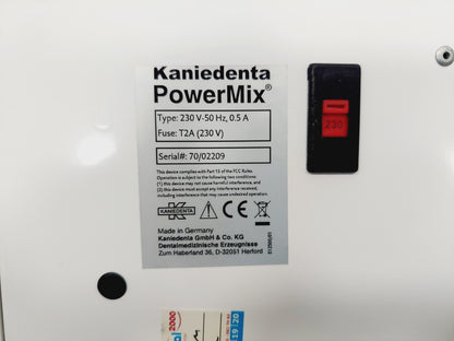 PowerMix Anmischgerät Mischgerät Kaniedenta Dosiergerät Abformmaterial 