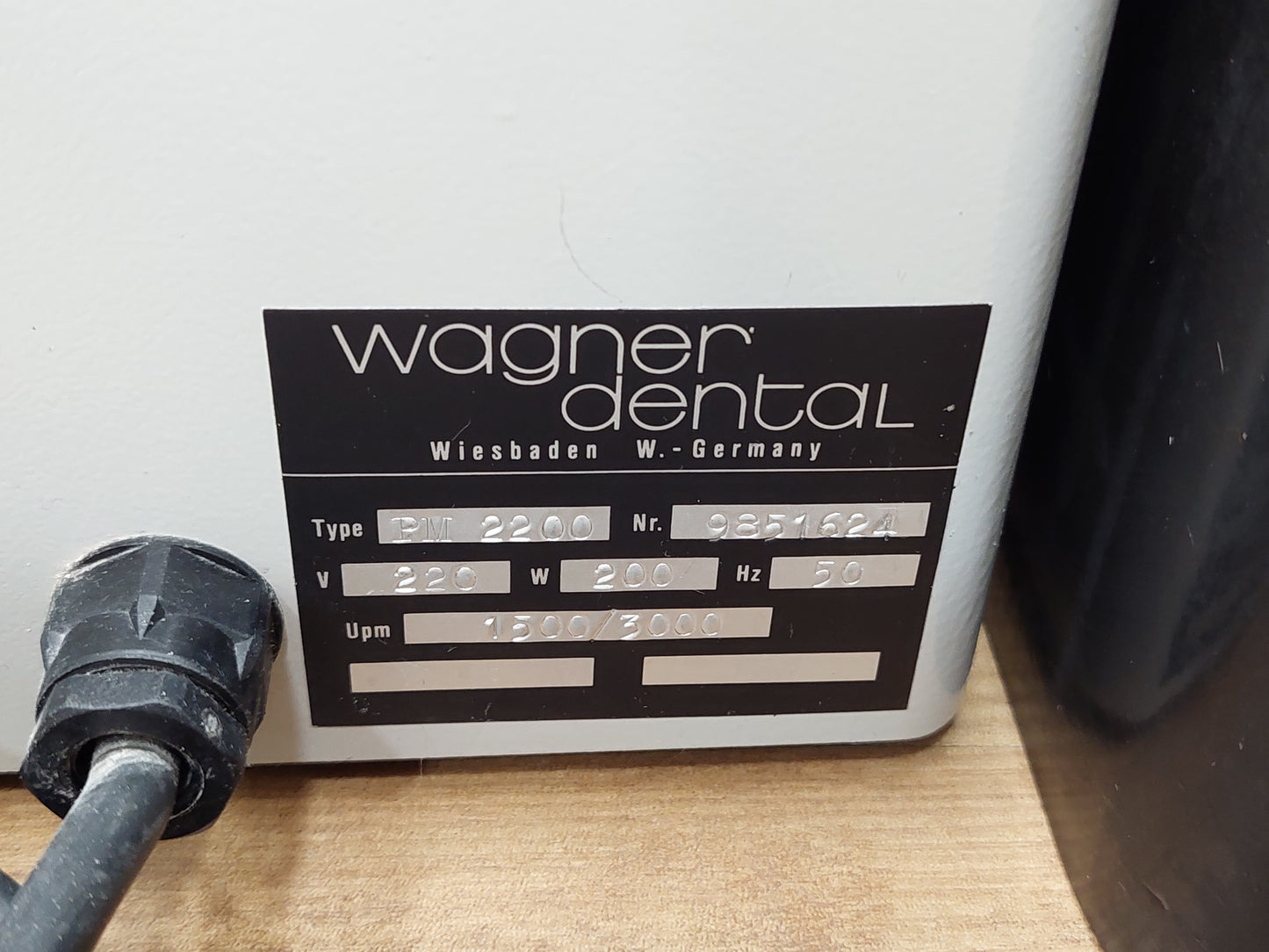 Wagner Dental Poliermotor für Labor Typ PM2200